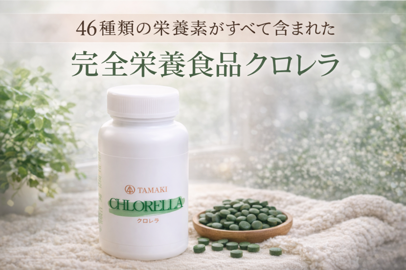 毎日の栄養バランスを見直したい方へ。クロレラという選択