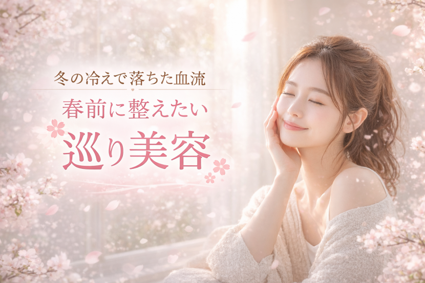 冬の冷えで落ちた血流…春前に整えたい巡り美容