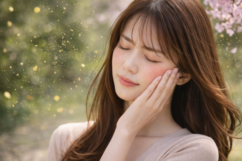 花粉による肌荒れの原因と正しい対処法とは?